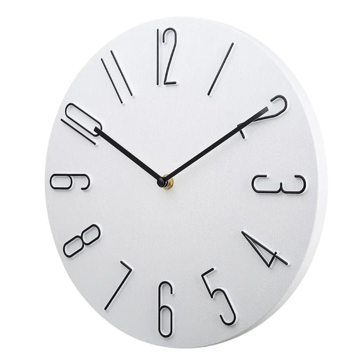 Minimalistisk Stille Veggklokke för Modern Hem