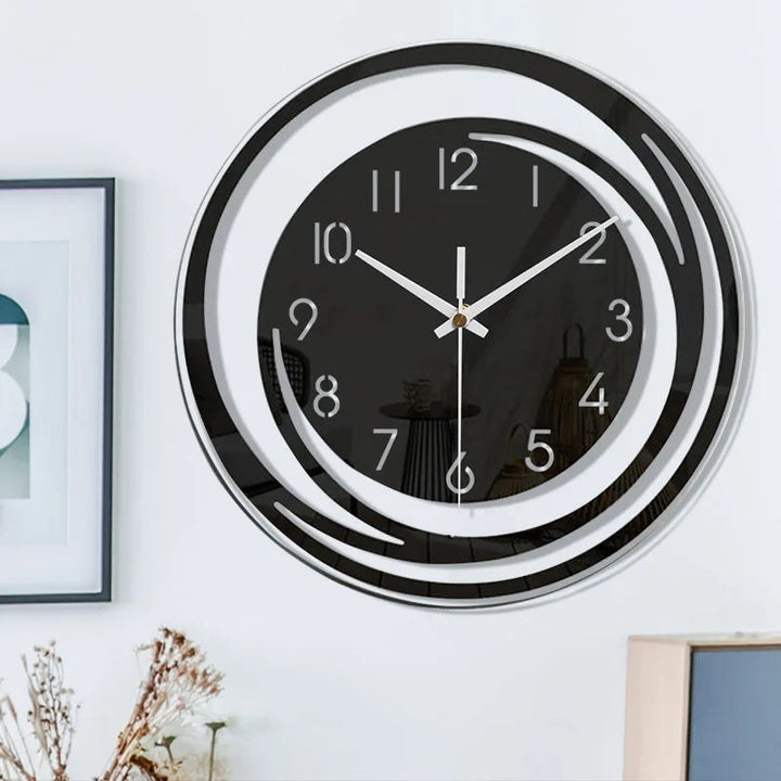 Modern Minimalistisk Veggklokke – Stille och Elegant Design
