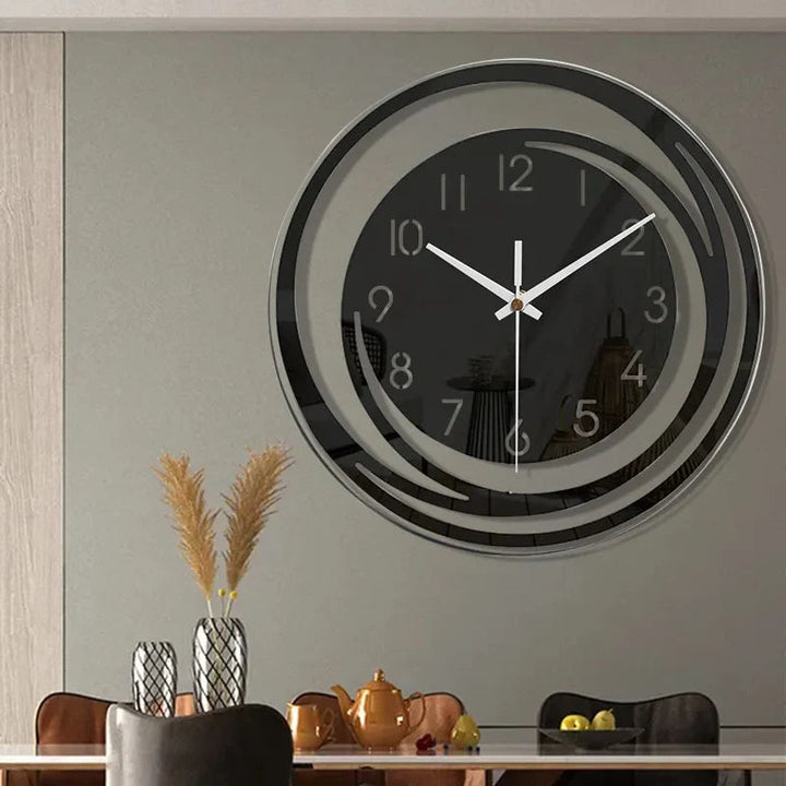 Modern Minimalistisk Veggklokke – Stille och Elegant Design