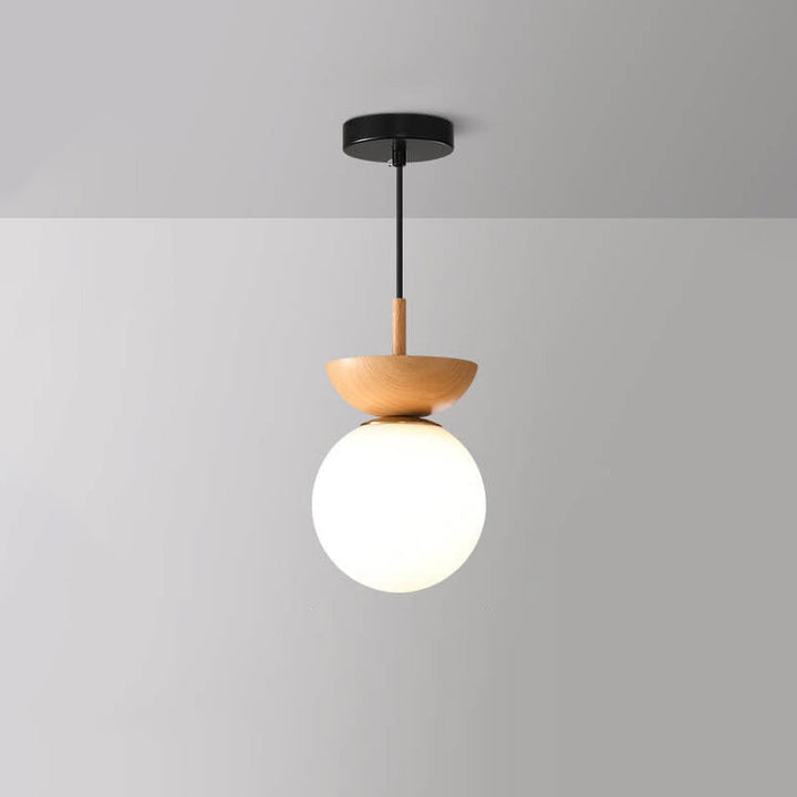 Minimalistisk Taklampa – Japansk Stil med Justerbar LED Ljus
