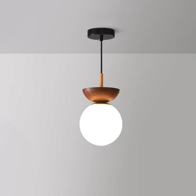 Minimalistisk Taklampa – Japansk Stil med Justerbar LED Ljus
