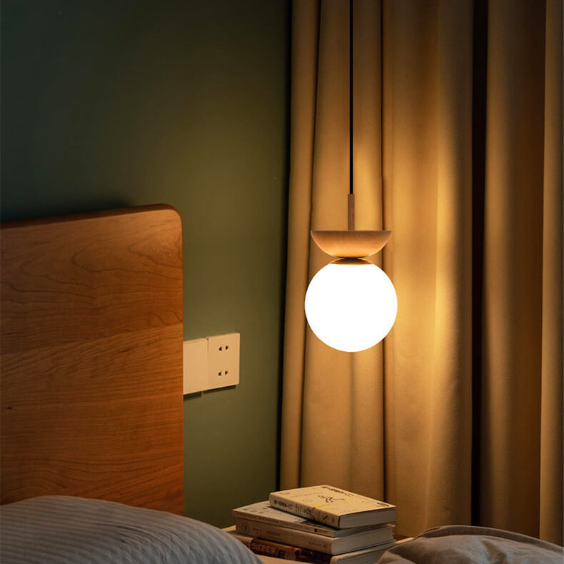 Minimalistisk Taklampa – Japansk Stil med Justerbar LED Ljus