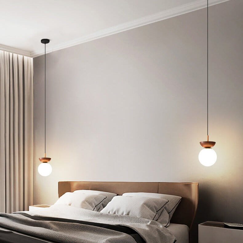 Minimalistisk Taklampa – Japansk Stil med Justerbar LED Ljus