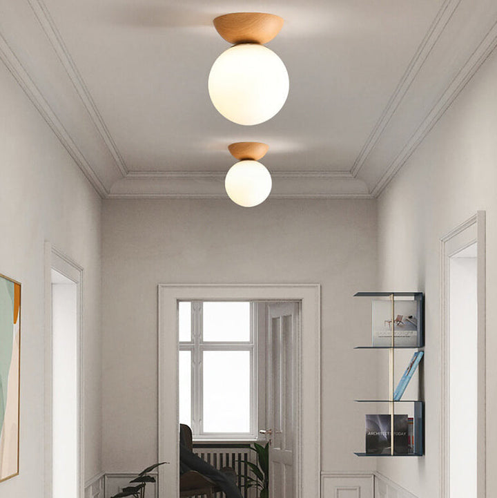 Minimalistisk Taklampa – Japansk Stil med Justerbar LED Ljus
