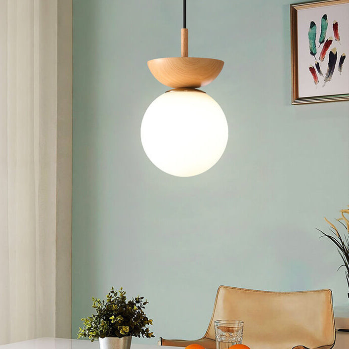 Minimalistisk Taklampa – Japansk Stil med Justerbar LED Ljus