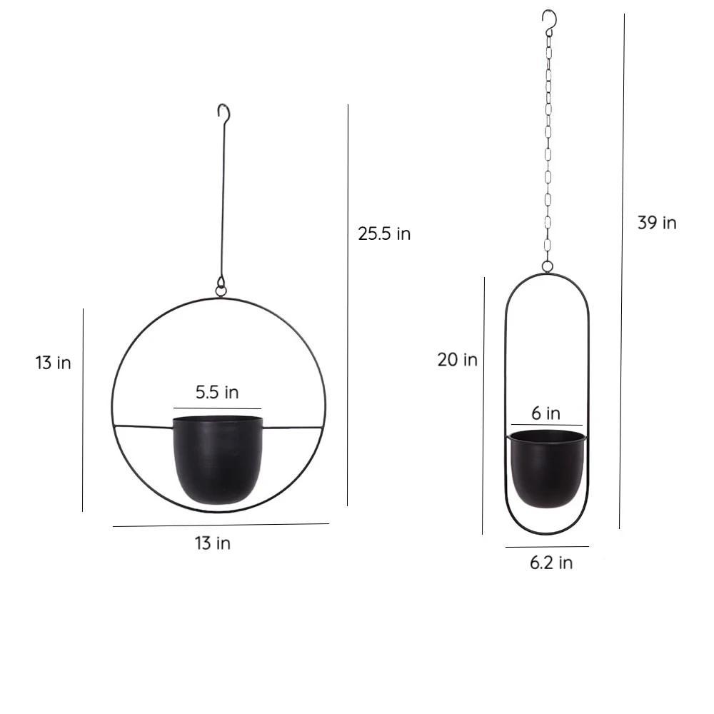 Minimalistisk Veggmontert Planteholder