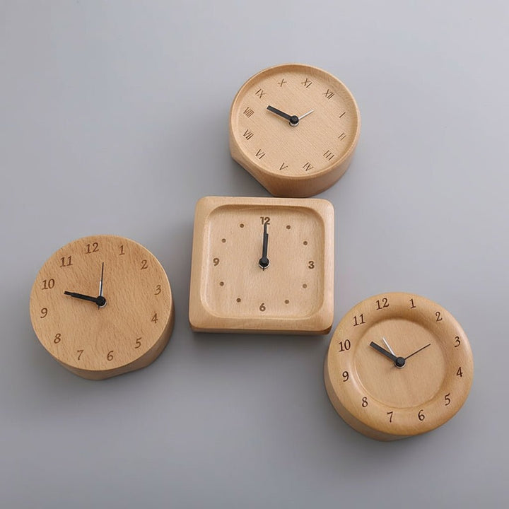 Minimalistisk Vekkerklokke i Böketre