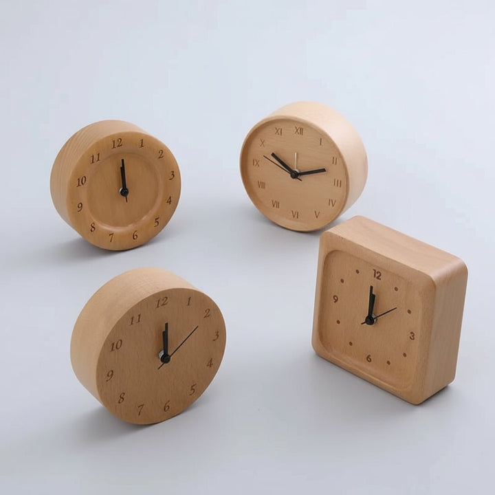 Minimalistisk Vekkerklokke i Böketre