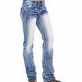 Dam Bootcut Denimjeans med Bekväm Passform
