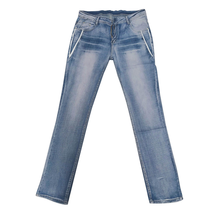 Dam Bootcut Denimjeans med Bekväm Passform