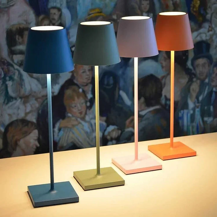 Trådlös LED-bordslampa - Bärbar &amp; Dimmbar
