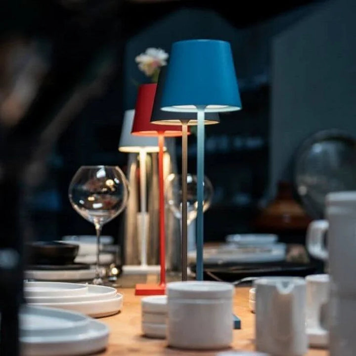Trådlös LED-bordslampa - Bärbar &amp; Dimmbar