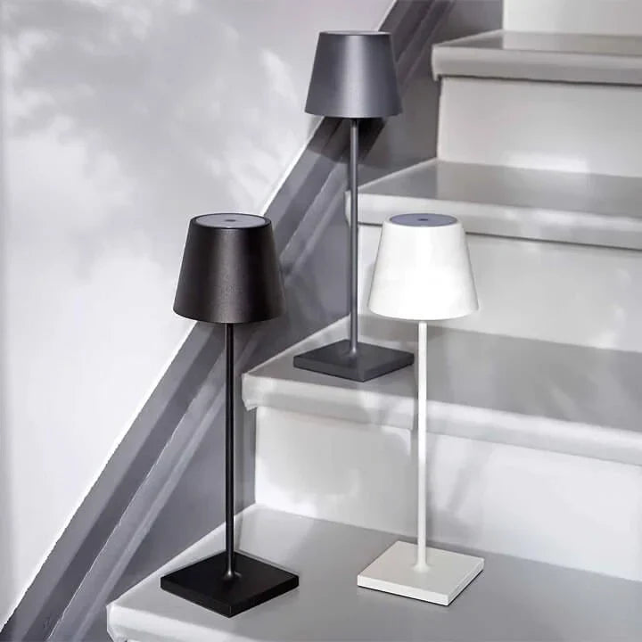 Trådlös LED-bordslampa - Bärbar &amp; Dimmbar