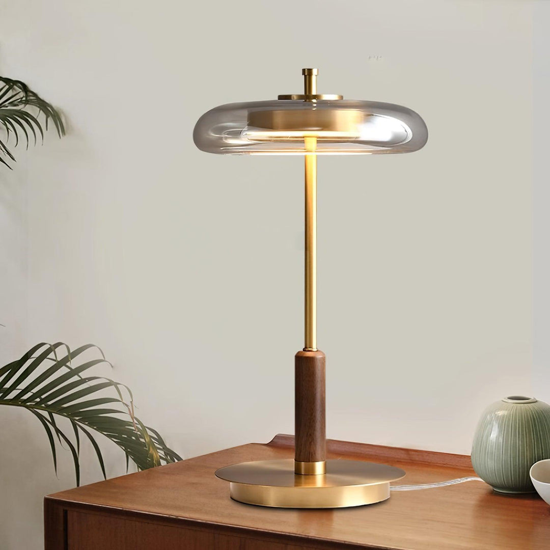 Bordslampa | Elegant Modern Design | LED &amp; Glas