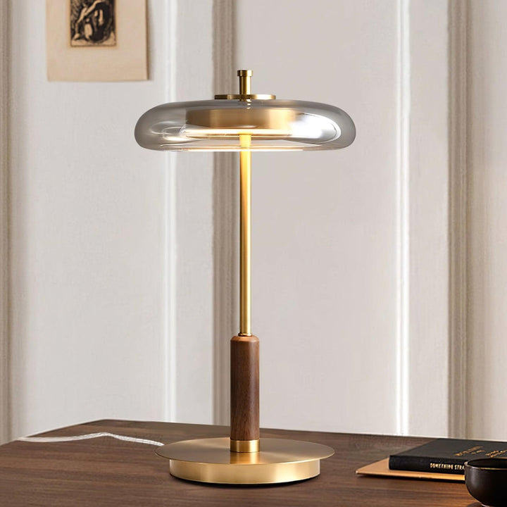 Bordslampa | Elegant Modern Design | LED &amp; Glas