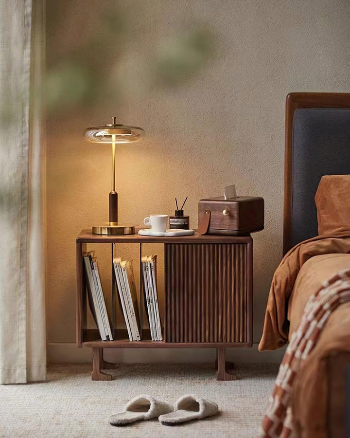 Bordslampa | Elegant Modern Design | LED &amp; Glas