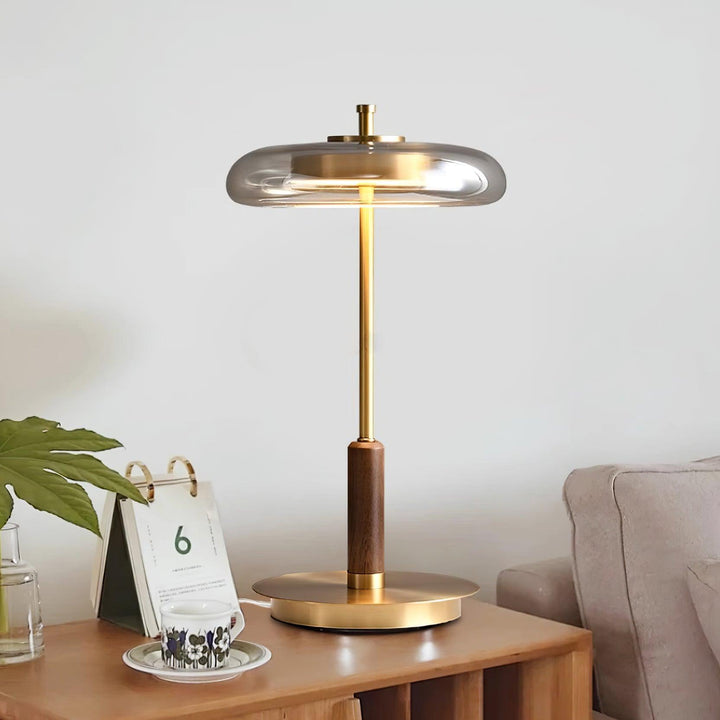 Bordslampa | Elegant Modern Design | LED &amp; Glas