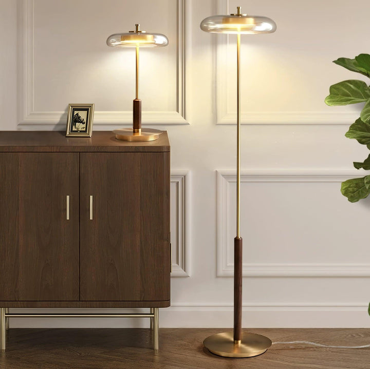 Bordslampa | Elegant Modern Design | LED &amp; Glas