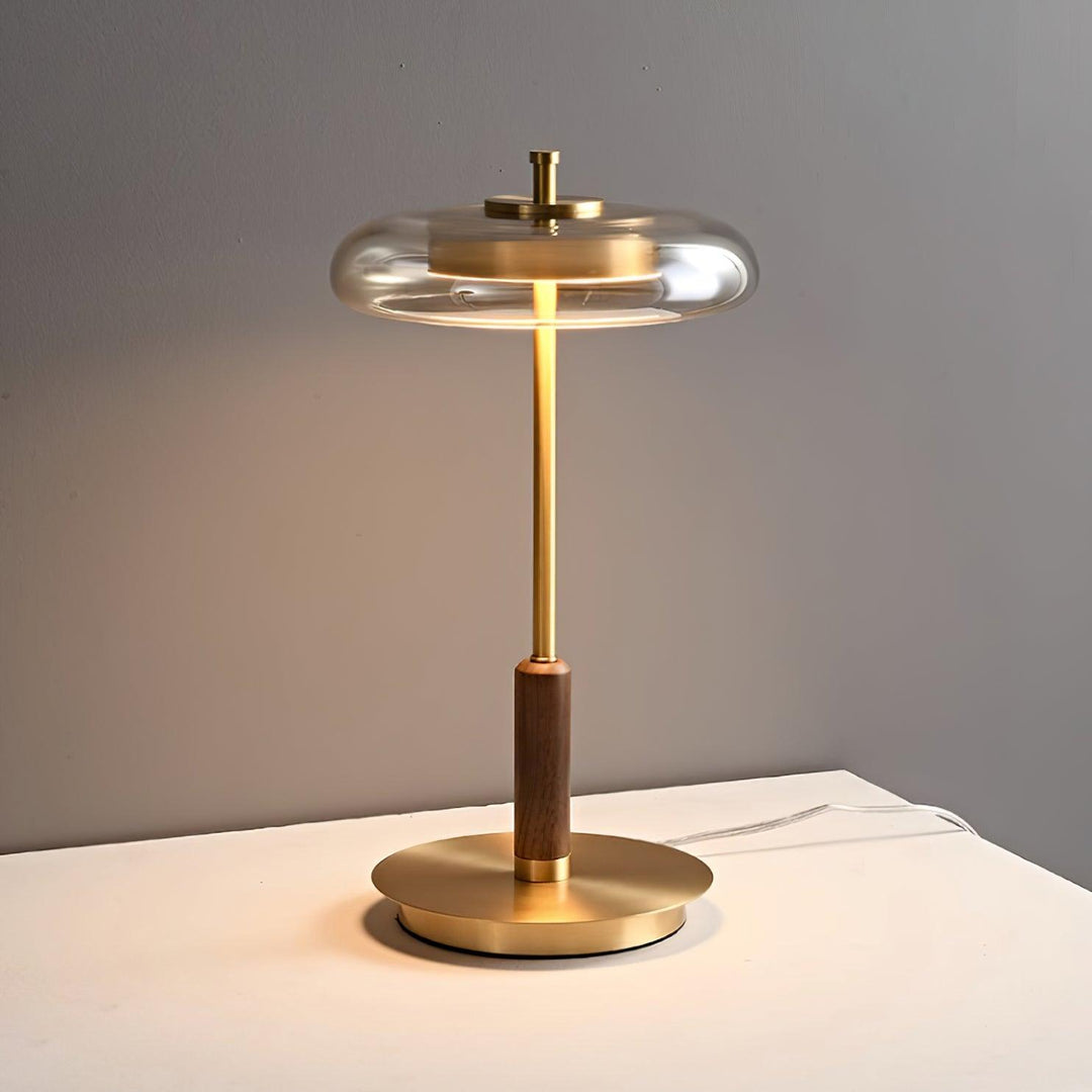 Bordslampa | Elegant Modern Design | LED &amp; Glas