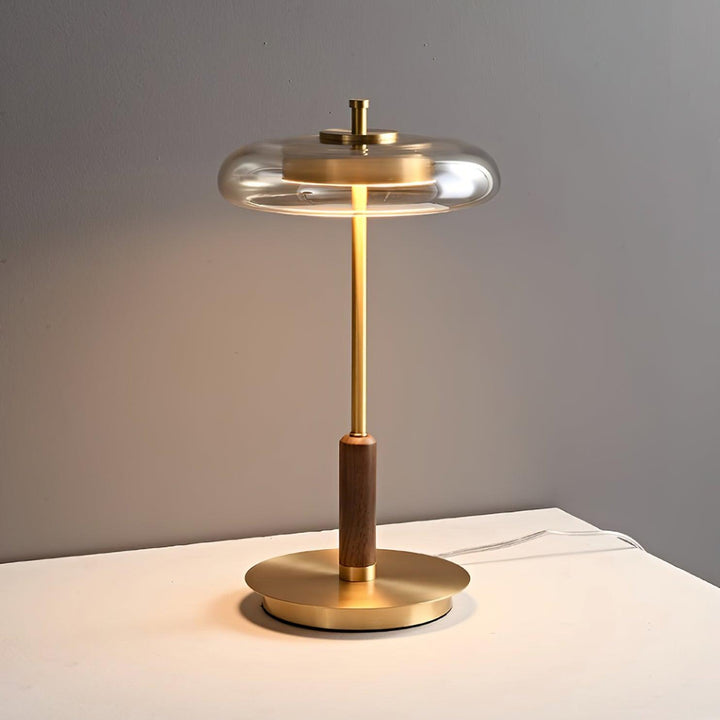 Bordslampa | Elegant Modern Design | LED &amp; Glas