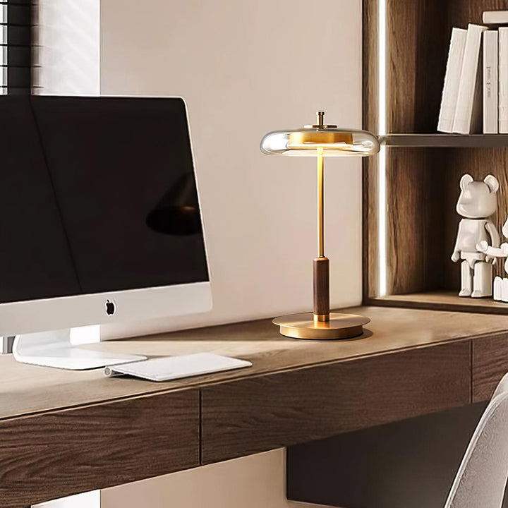 Bordslampa | Elegant Modern Design | LED &amp; Glas