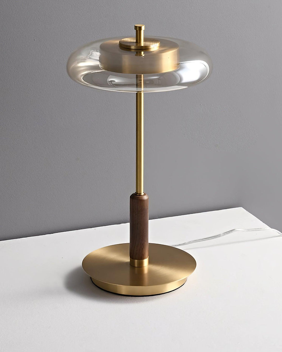 Bordslampa | Elegant Modern Design | LED &amp; Glas