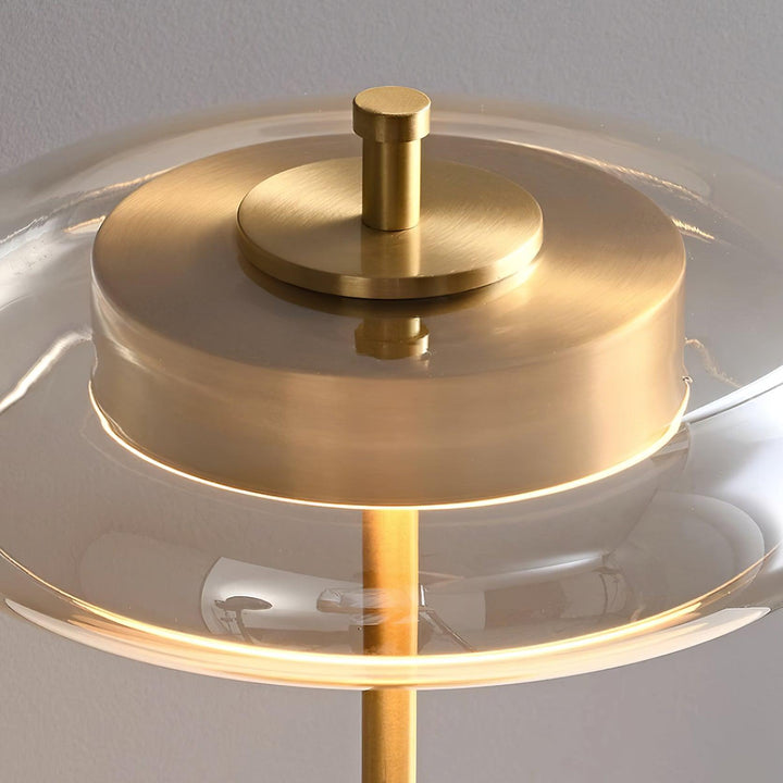 Bordslampa | Elegant Modern Design | LED &amp; Glas