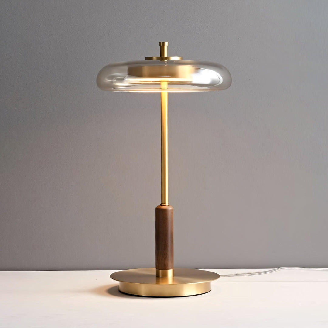 Bordslampa | Elegant Modern Design | LED &amp; Glas