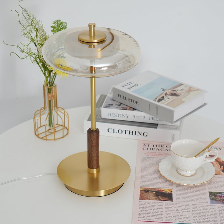 Bordslampa | Elegant Modern Design | LED &amp; Glas