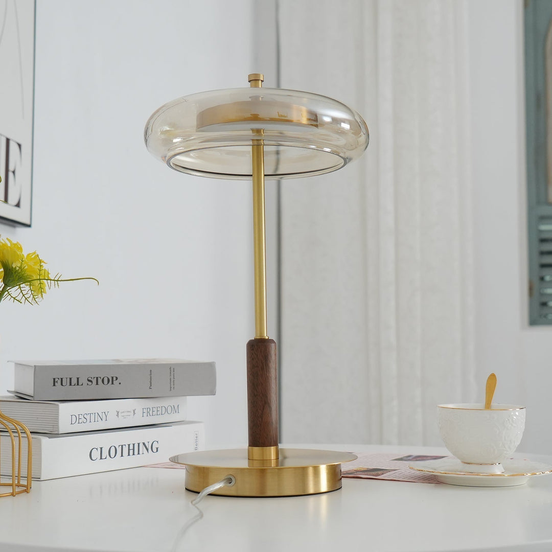 Bordslampa | Elegant Modern Design | LED &amp; Glas