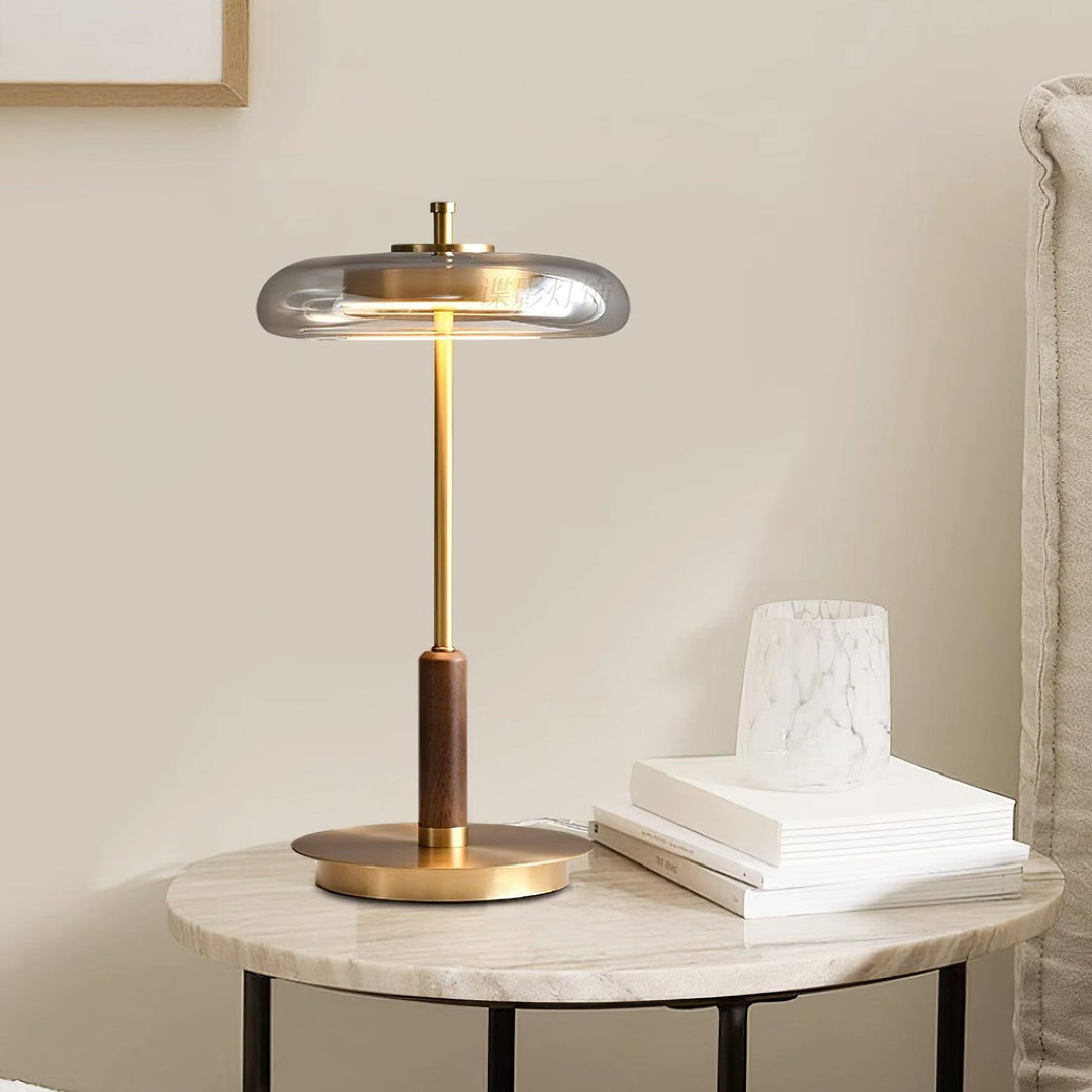 Bordslampa | Elegant Modern Design | LED &amp; Glas