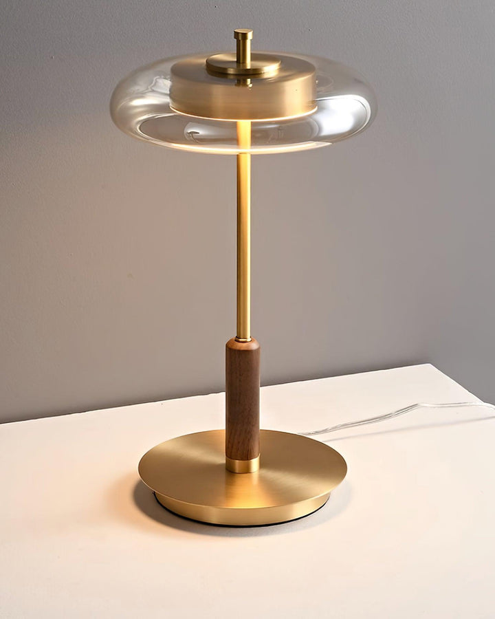 Bordslampa | Elegant Modern Design | LED &amp; Glas