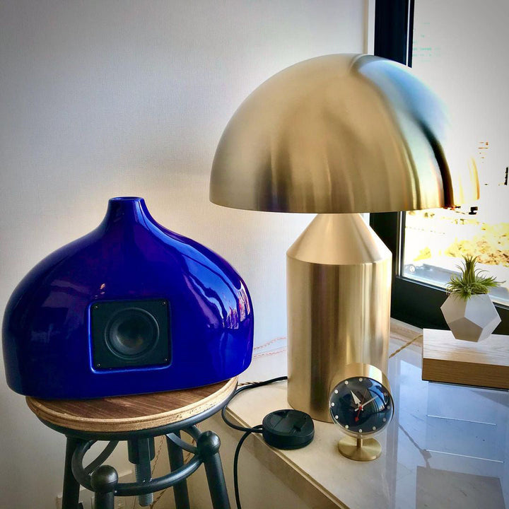 Modern Bordslampa med Geometrisk Design för Unikt Interiör