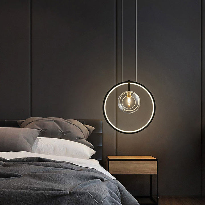 Modern Bubble Glas Pendellampa - Industriell Elegans