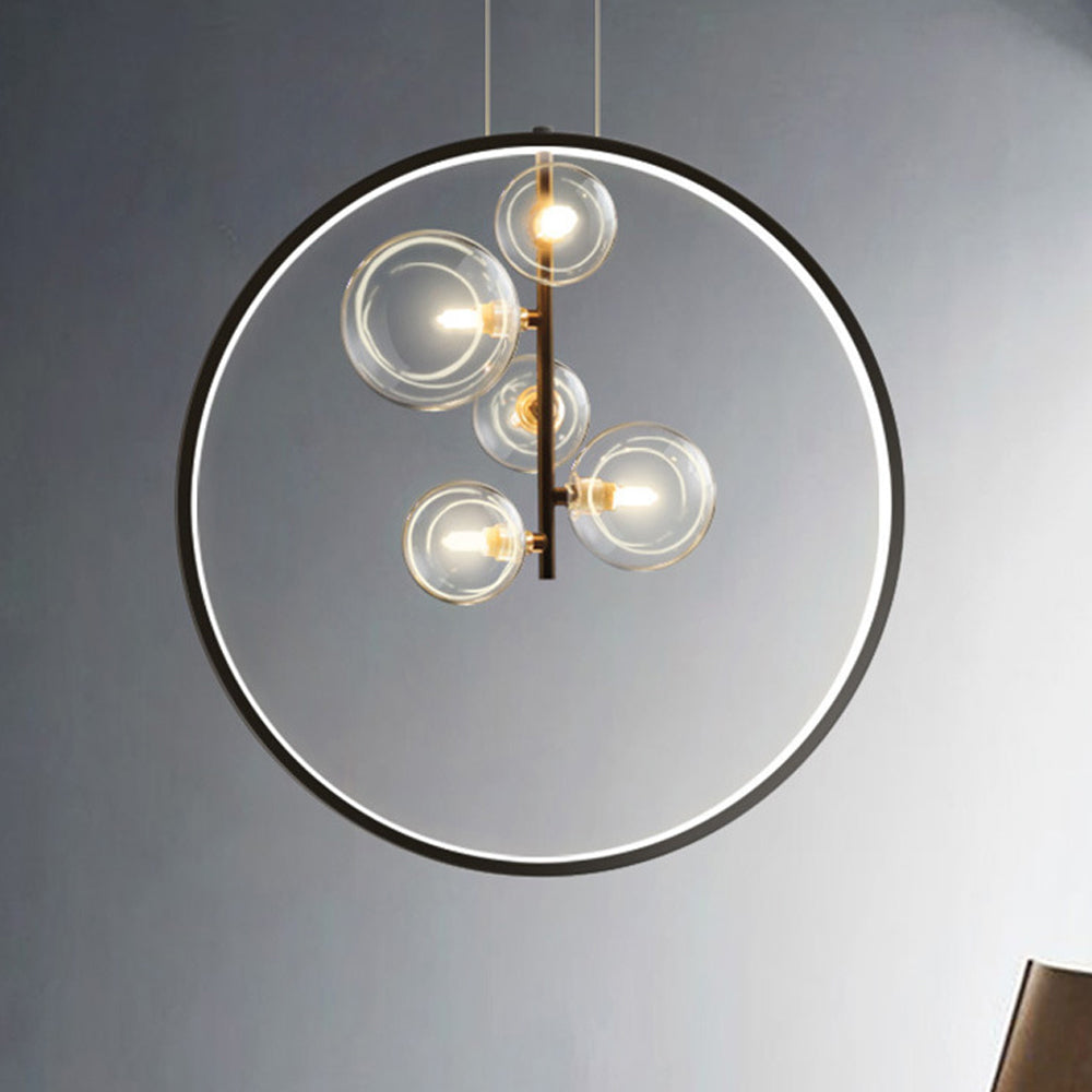 Modern Bubble Glas Pendellampa - Industriell Elegans