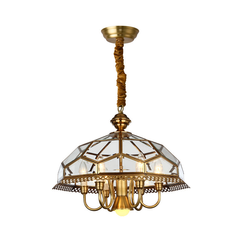 Geometrisk Lysekrone i Nikkel | Modern Elegance &amp; Lysdesign