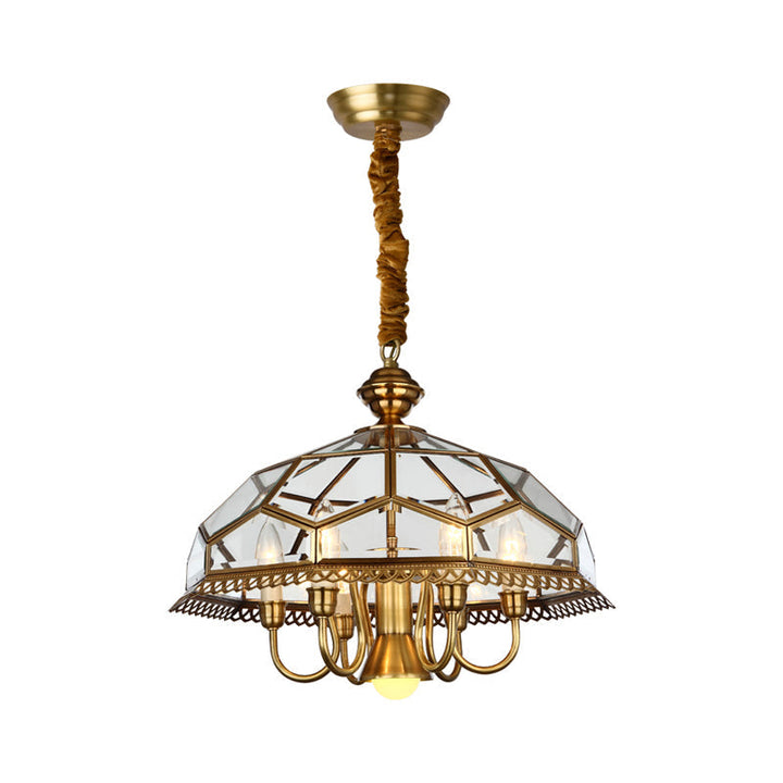 Geometrisk Lysekrone i Nikkel | Modern Elegance &amp; Lysdesign