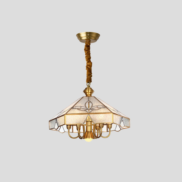 Geometrisk Lysekrone i Nikkel | Modern Elegance &amp; Lysdesign