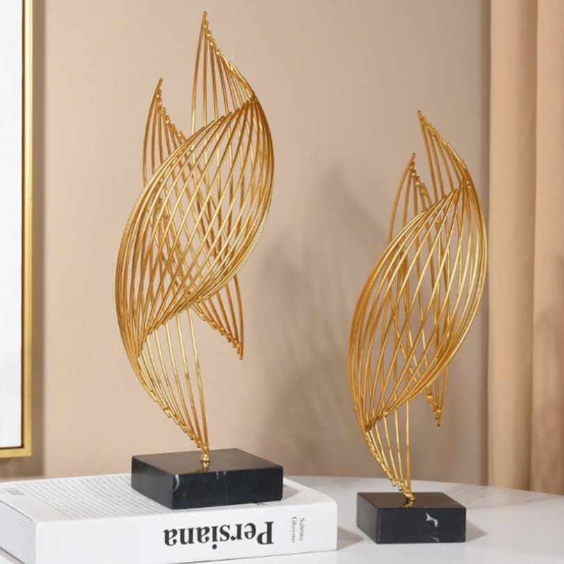 Modern Bölget Skulptur för Hem och Kontor