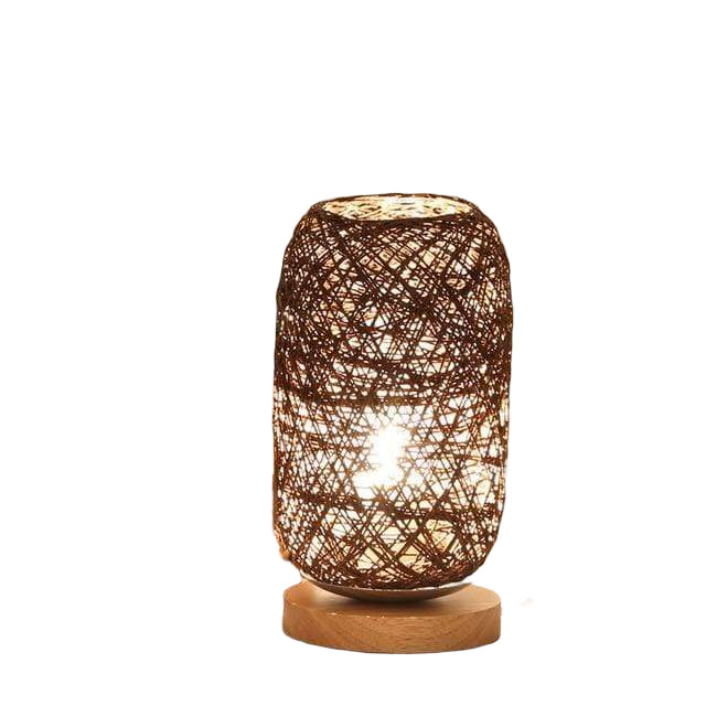 Modern Håndvevd Nattlampe för Mysig Atmosfär