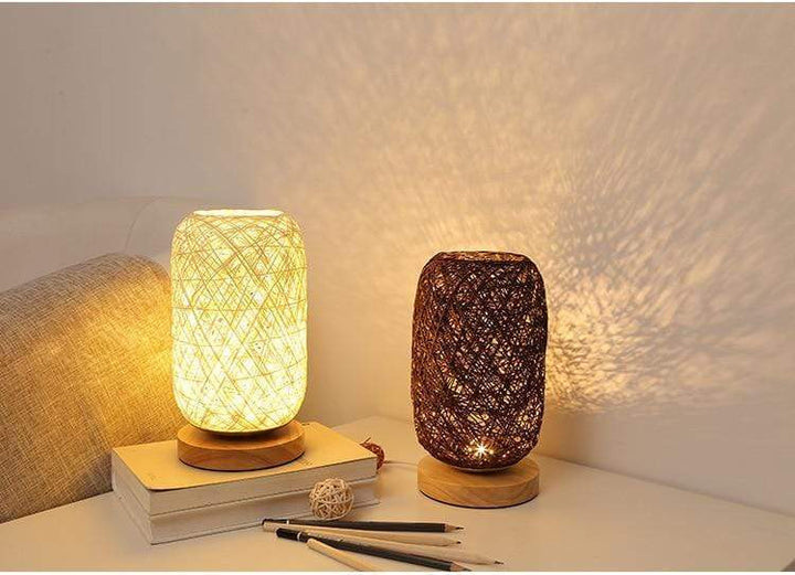 Modern Håndvevd Nattlampe för Mysig Atmosfär