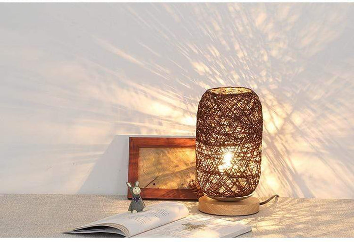 Modern Håndvevd Nattlampe för Mysig Atmosfär