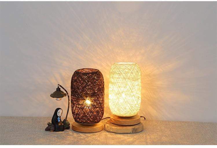 Modern Håndvevd Nattlampe för Mysig Atmosfär