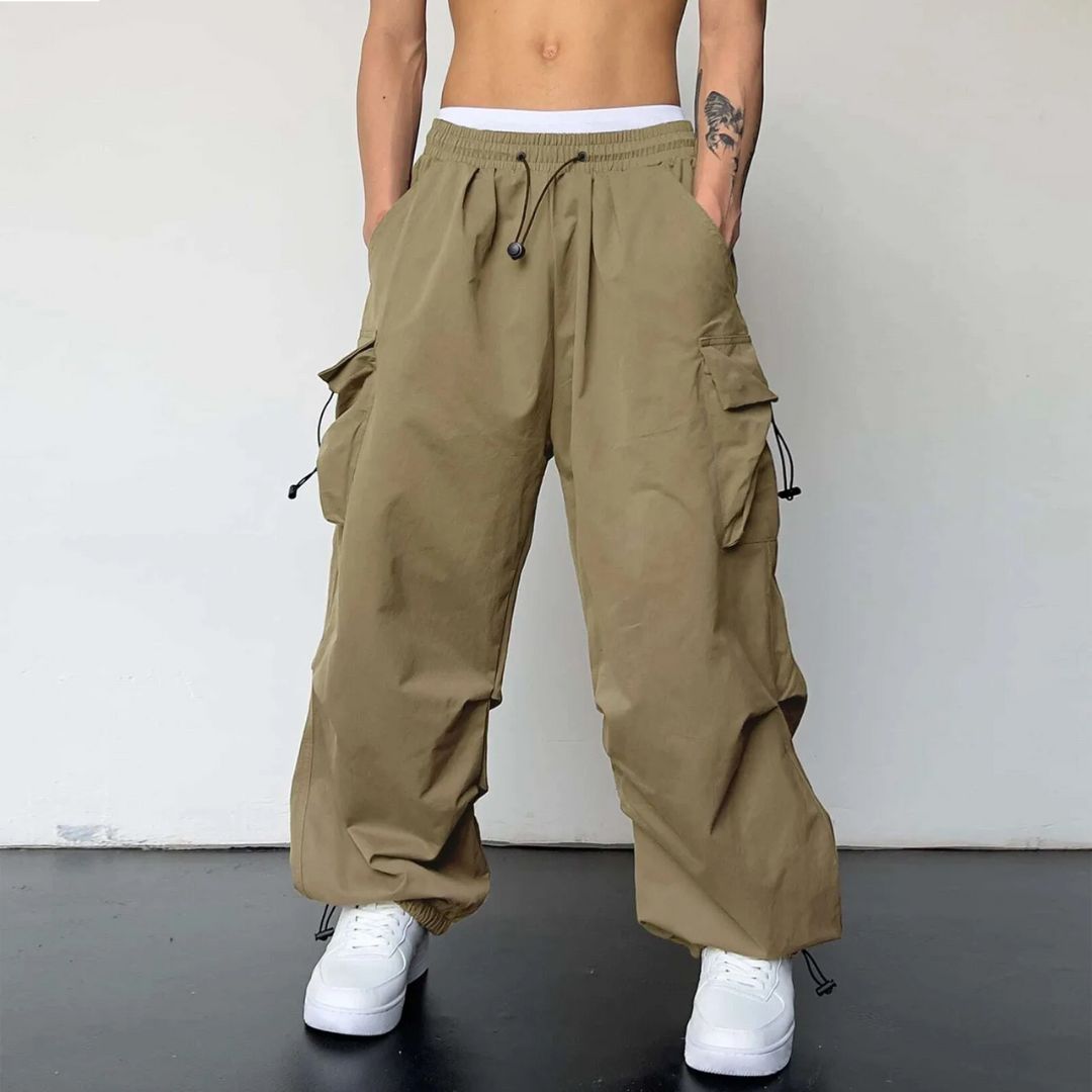 Herr Cargo Joggers med Justerbar Midja för Optimal Komfort