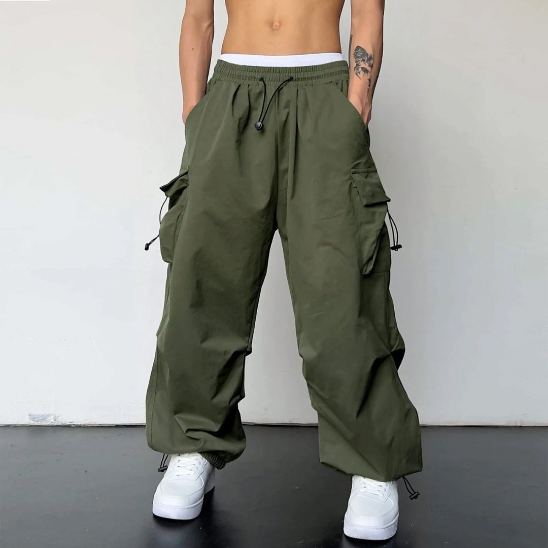Herr Cargo Joggers med Justerbar Midja för Optimal Komfort
