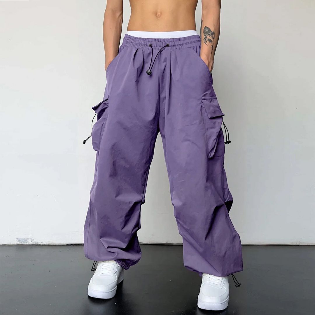 Herr Cargo Joggers med Justerbar Midja för Optimal Komfort
