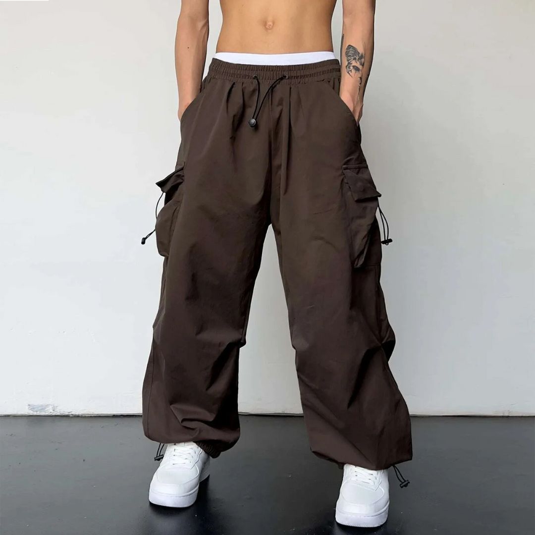 Herr Cargo Joggers med Justerbar Midja för Optimal Komfort