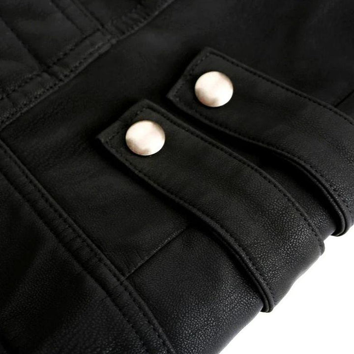 Herrejakke med Röde Detaljer – Modern Stil