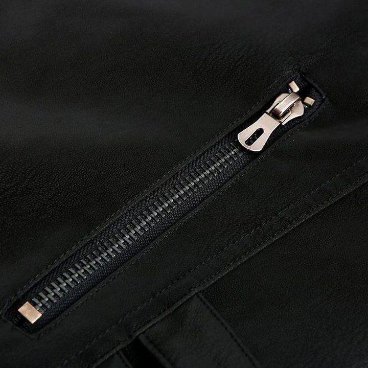 Herrejakke med Röde Detaljer – Modern Stil