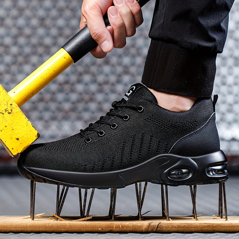 Herresneaker med Stålhette – Säkerhet och Stil för Arbete